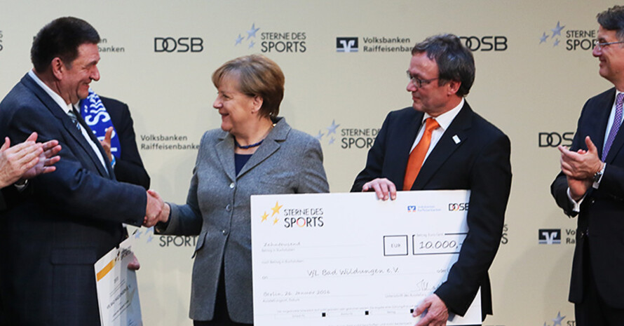 Verleihung der Goldenen „Sterne des Sports“ 2015 am 26.01.2016 in der DZ BANK in Berlin. Foto: Stephanie Pilick