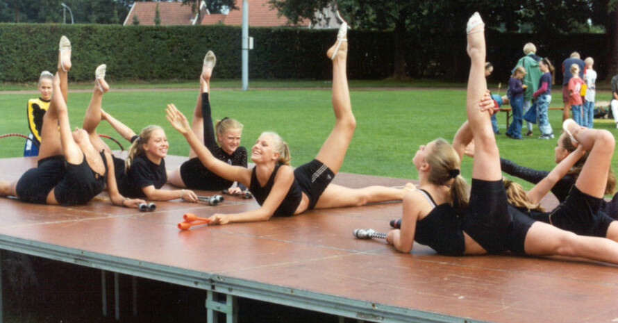 Vorführung der Rhythmischen Sportgymnastik des Vereins (Quelle: TSV Bocholt)